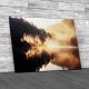 Beautiful Misty Lake Canvas Print Large Picture Wall Art