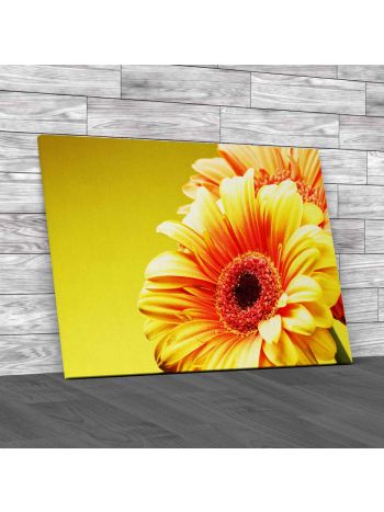 Floral Sunflower Flower Canvas Print Large Picture Wall Art