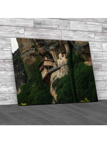 Monastery Of Hipapandi At Meteora Canvas Print Large Picture Wall Art