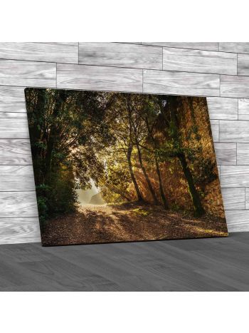 Old Medieval Town In Italy Canvas Print Large Picture Wall Art