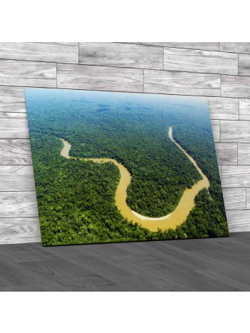 The Cononaco River Ecuador Canvas Print Large Picture Wall Art