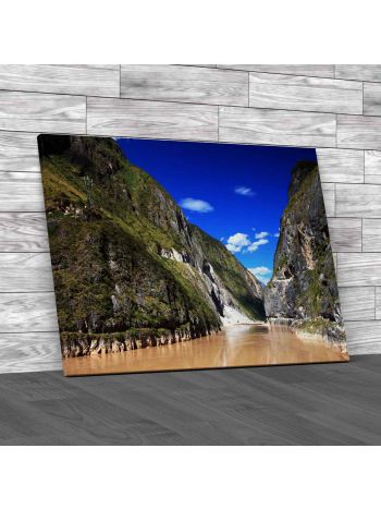 Tiger Leaping Gorge China 2 Canvas Print Large Picture Wall Art
