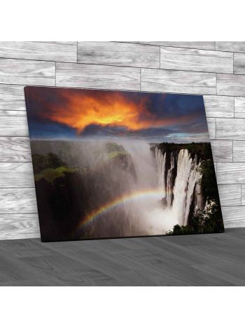 Victoria Falls Canvas Print Large Picture Wall Art