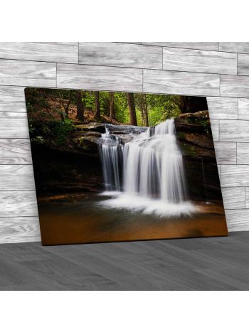 Table Rock State Park Waterfalls Canvas Print Large Picture Wall Art